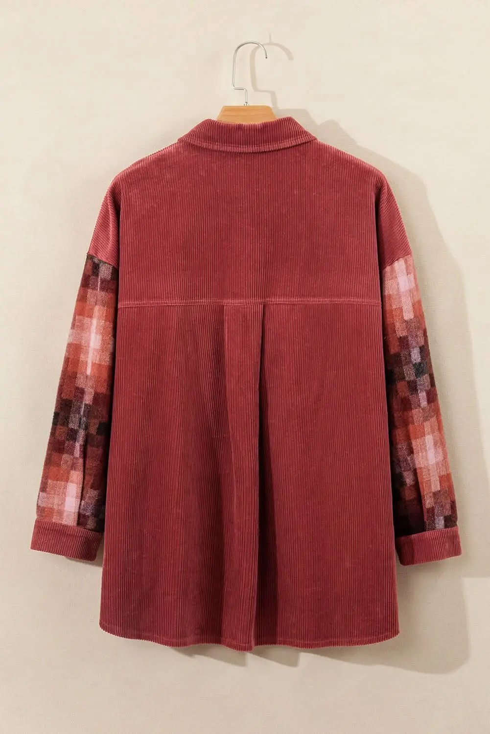 Gold Flame Oversized Corduroy Jacket - Love Salve